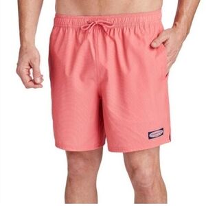 Vineyard Vines Coral Swim Trunks Men Short Size M